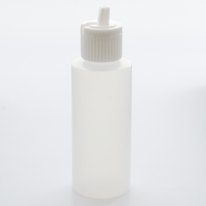 2 oz High Density Plastic with Natural-Flip Top