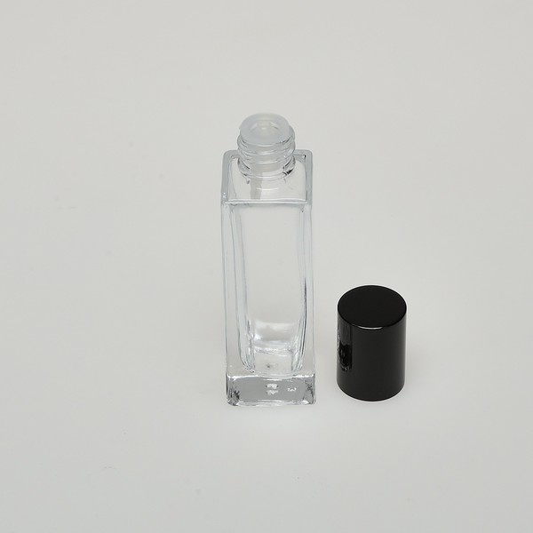 1 oz (30ML) Super Tall Deluxe Cylinder Clear Glass Bottle (Heavy Base Bottom)