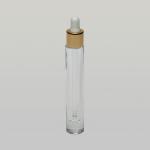 1/3 oz (10ml) Deluxe Round Clear Glass Bottle (Super Heavy Base Bottom) with Serum Droppers