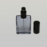 2 oz (60ml) Smoked-Square Glass Bottle with Fine Mist Spray Pumps