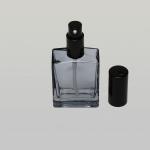 2 oz (60ml) Smoked-Square Glass Bottle with Treatment Pumps