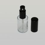 1 oz (30ml) Clear Cylinder Glass Bottle with Treatment Pumps